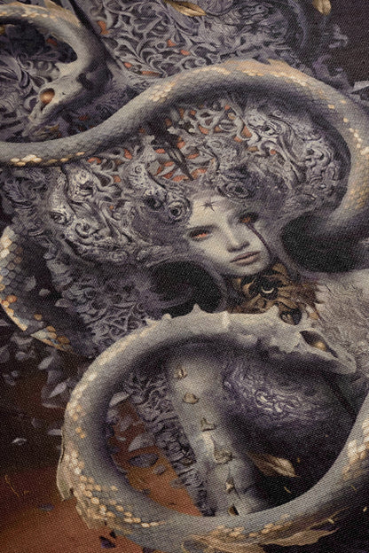 Dark House of Flame and Shadow Woven Blanket - MagicMerchEmporium