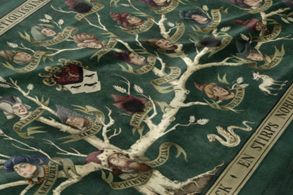 Artistic Family Tree Themed Tapestry for Wall Decor