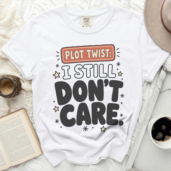 Plot Twist Indifference Tee in White