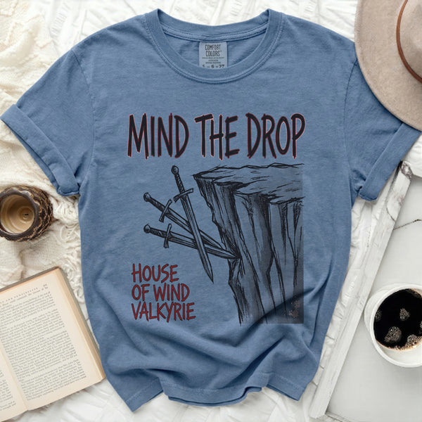 Mind The Drop Valkyrie Tee in Blue Jean