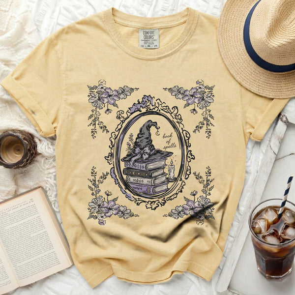 Book of Spells Tee in Butter