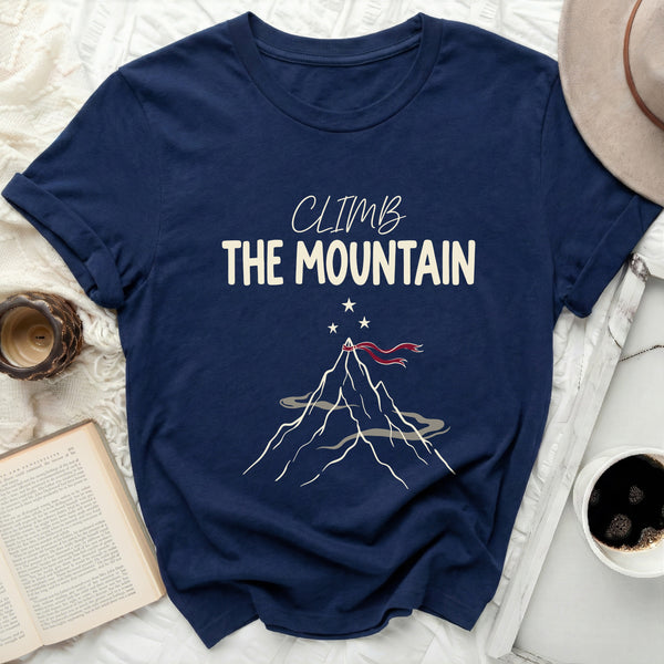 Velaris Ribbon Peak Tee in Navy