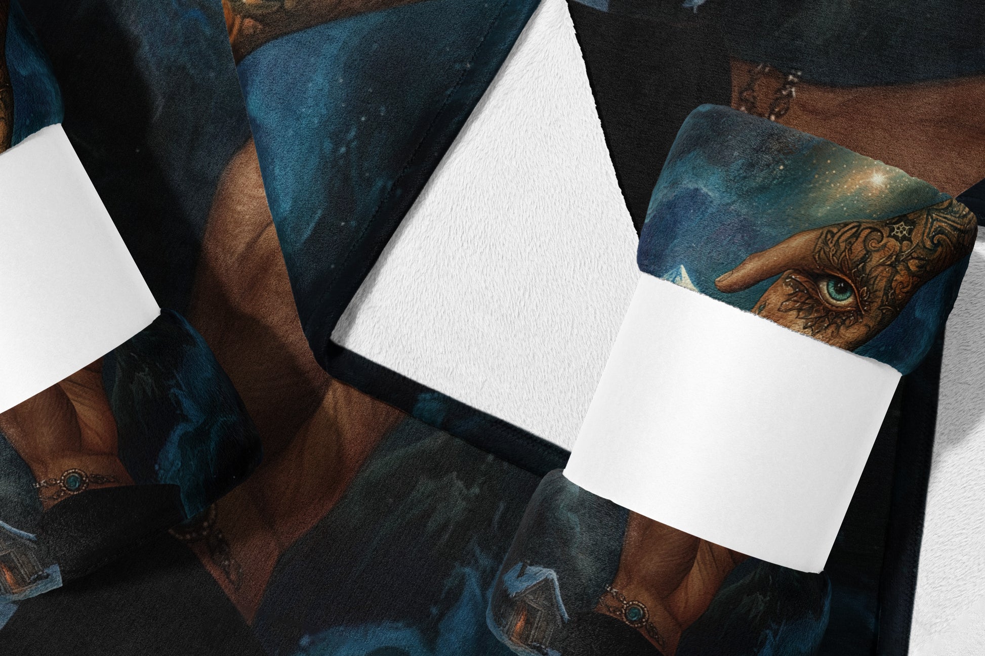 Unique Artistic Design Hand Tattoo Themed Socks