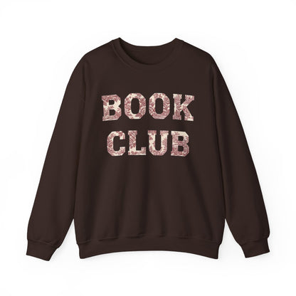 Book Club Graphic Print Oversized Sweatshirt
