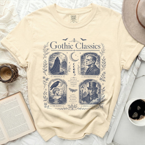 Gothic Tales Tee in Ivory