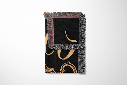 Golden Suriel Tea Co. Woven Blanket