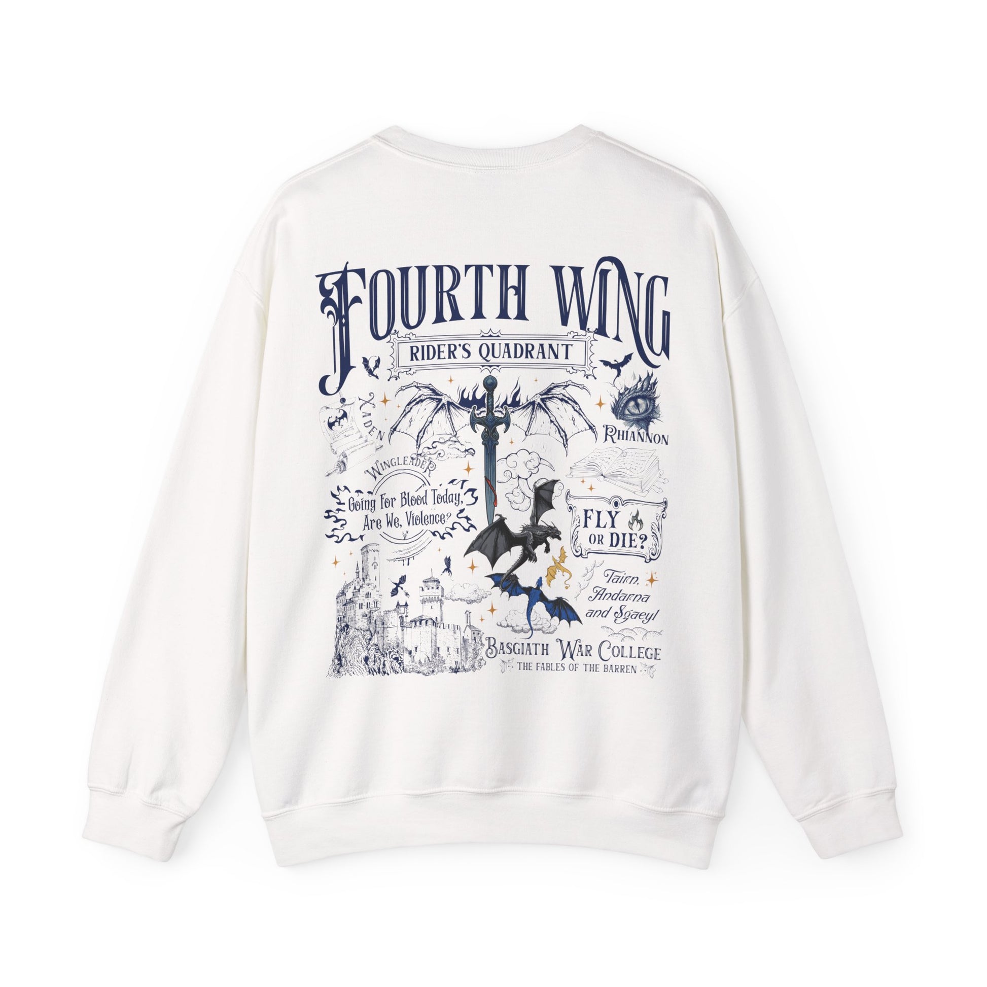 "Fourth Wing - Rider's Quadrant Sweatshirt - MagicMerchEmporium
