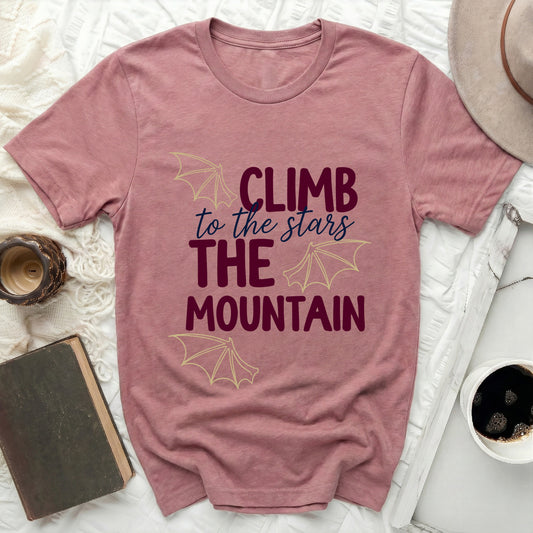 CLIMB to the stars THE MOUNTAIN Pink Graphic product type