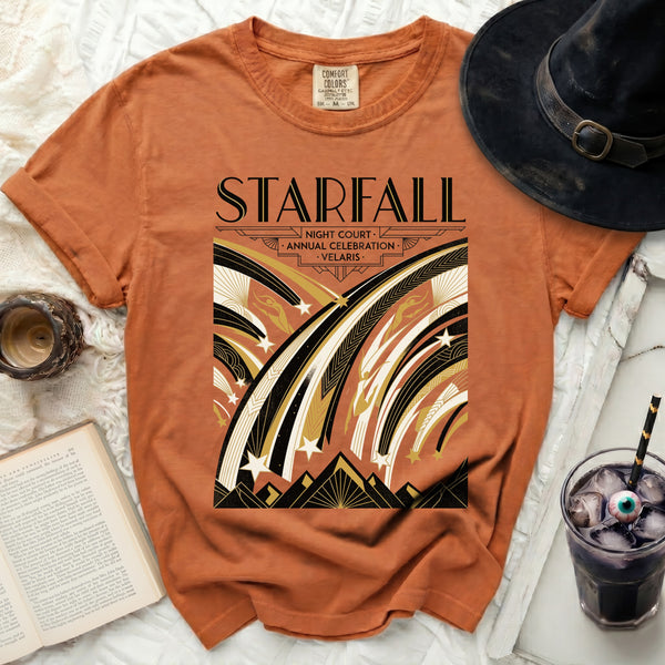 Starfall Night Court Tee in Yam