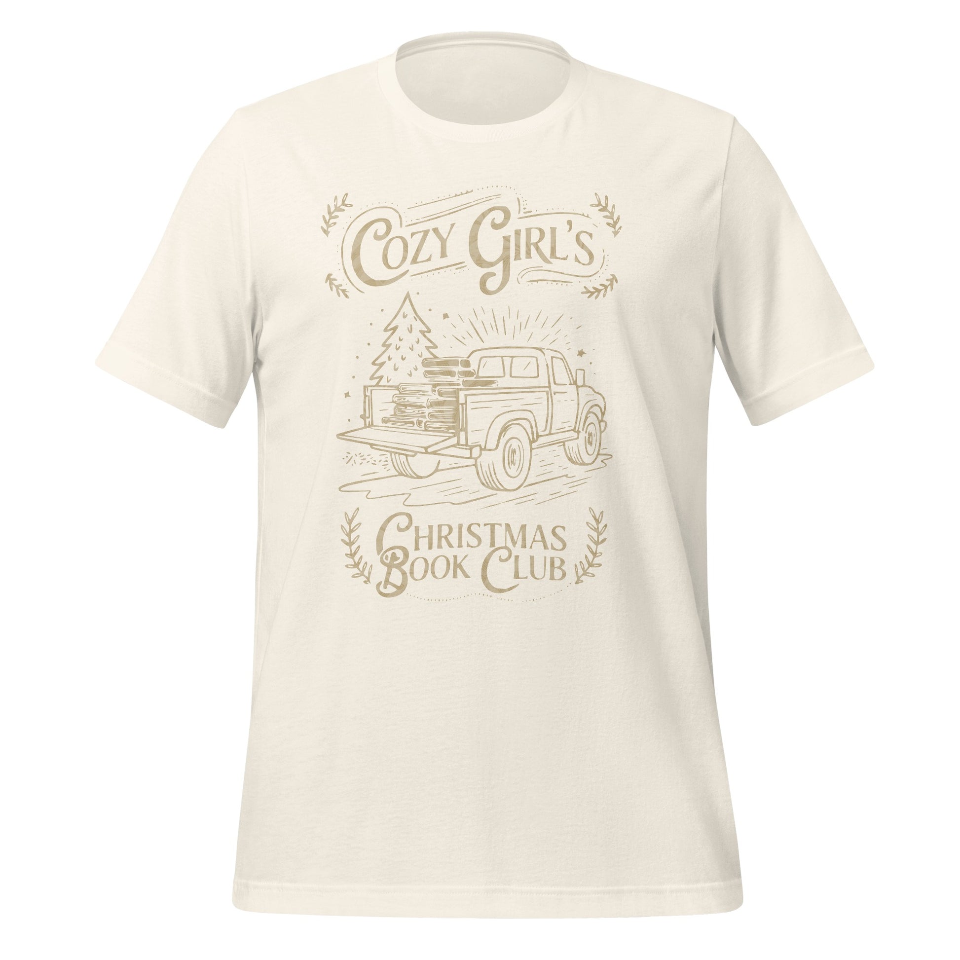 Cozy Girl's Christmas Book Club Graphic Tee