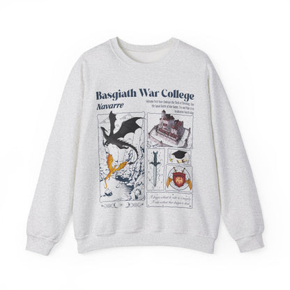 "Basgiath War College" Fourth Wing Sweatshirt - MagicMerchEmporium