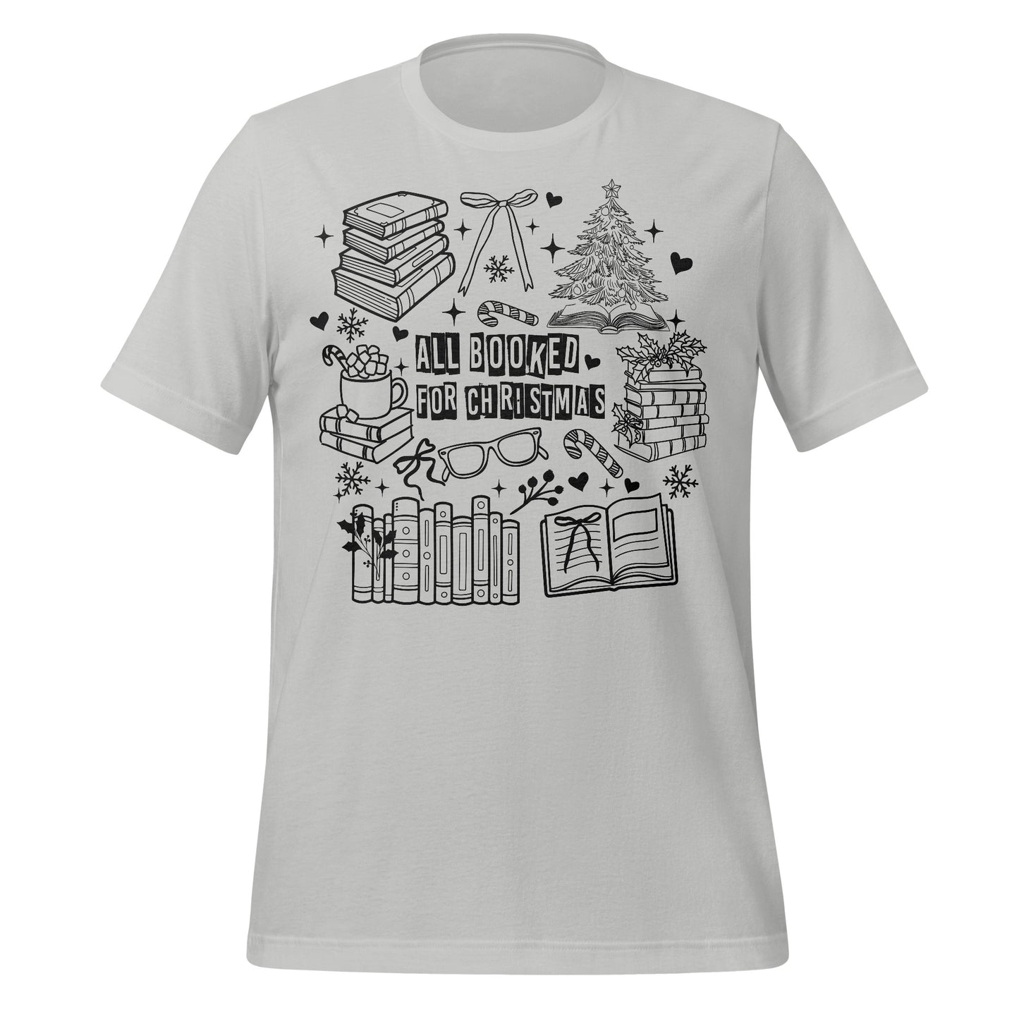 All Booked for Christmas Graphic Shirt