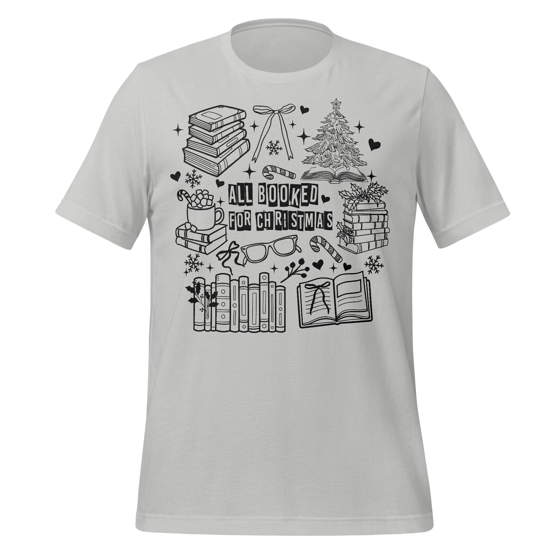 All Booked for Christmas Graphic Shirt
