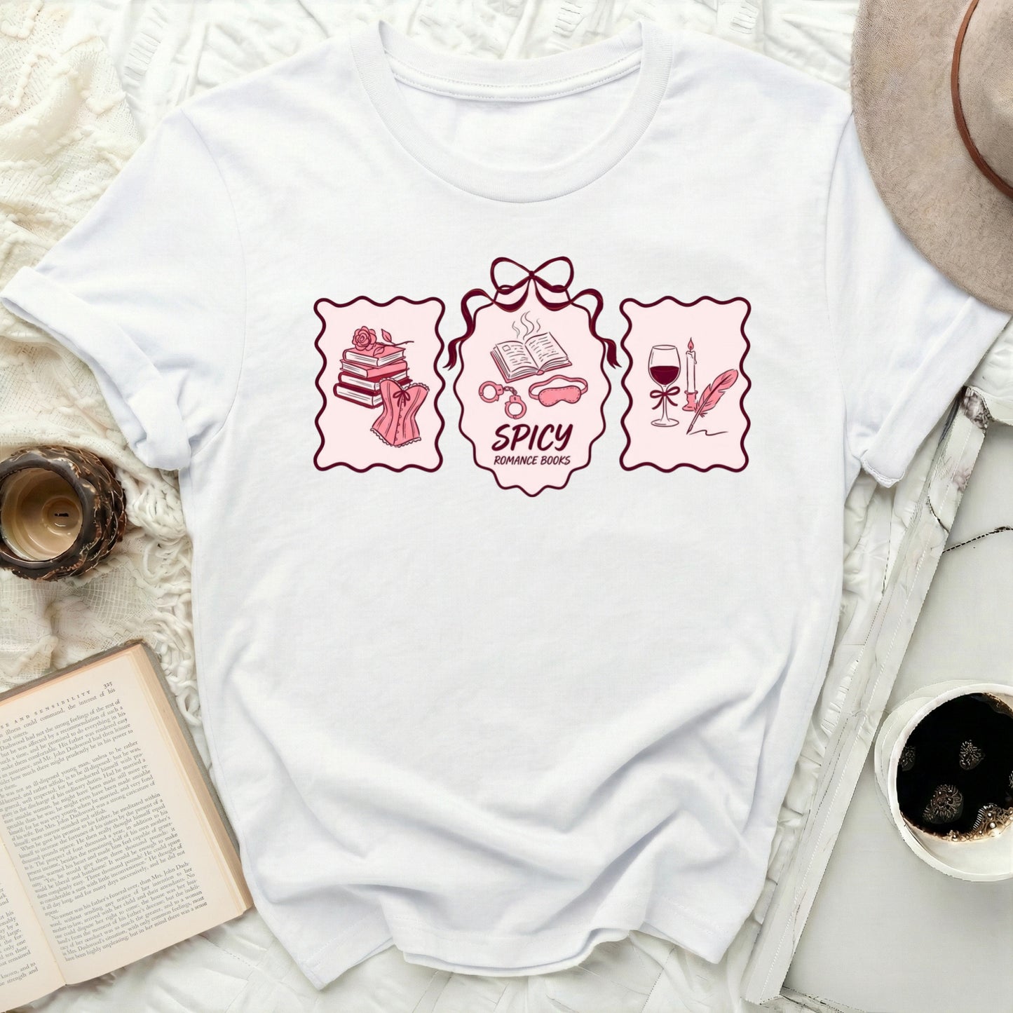 Spicy Romance Books Reader Literary Fun product type