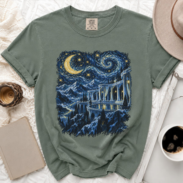 Moonstone Palace Tee in Moss