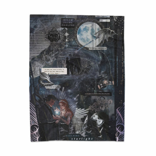 Enchanting Celestial Fantasy Dark Arts Tapestry