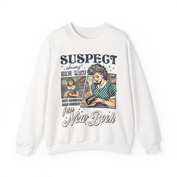 Suspect Claims Sweatshirt in White