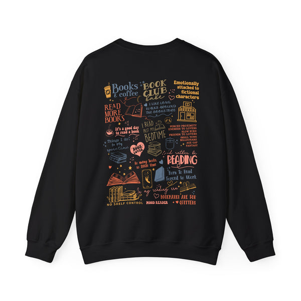 Books & Coffee Sweatshirt in Black