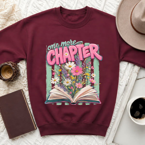 One More Chapter Sweatshirt in Maroon