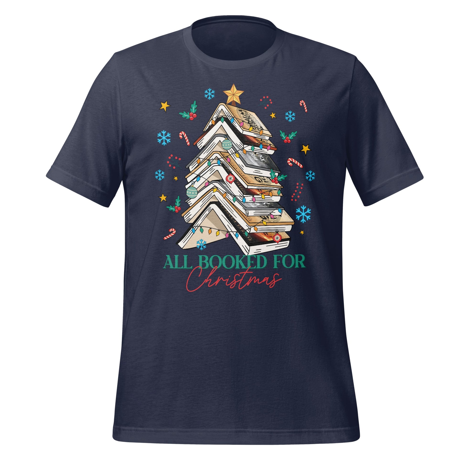 All Booked for Christmas Graphic Tee