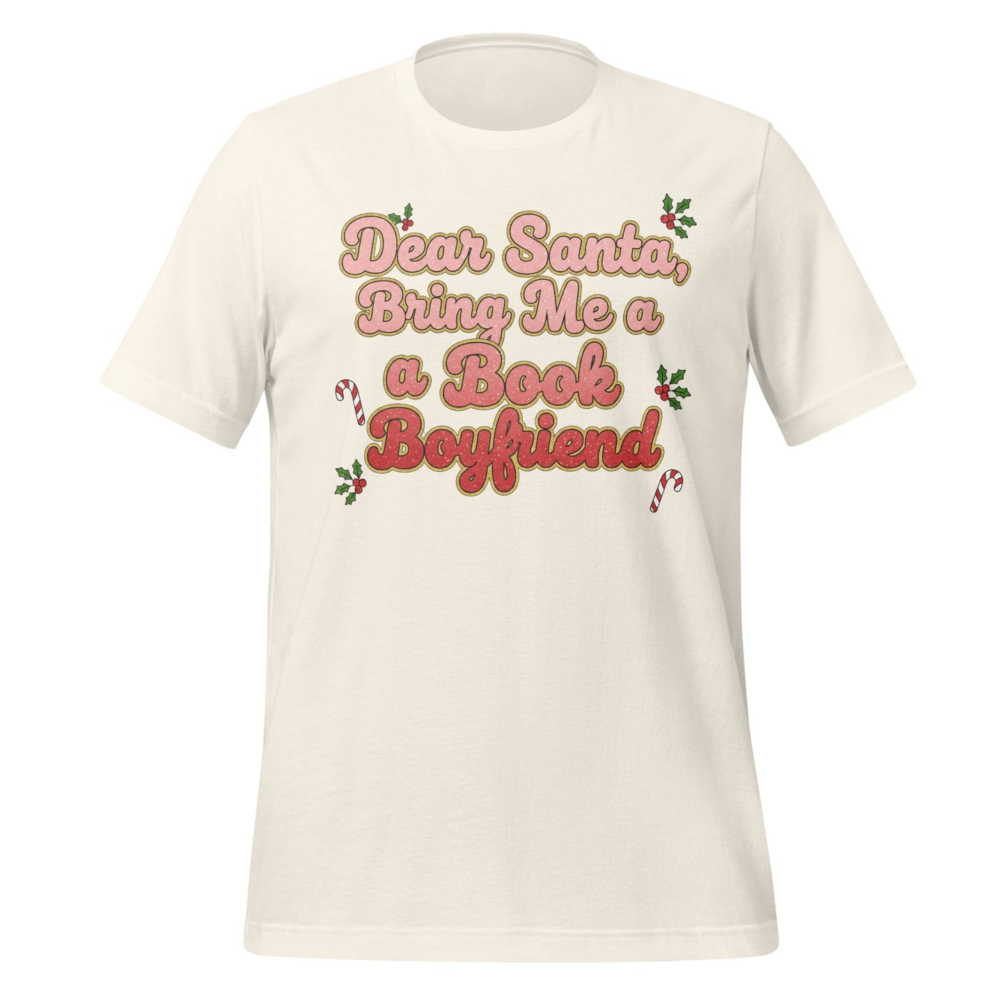 Dear Santa Bring Me a Book Boyfriend T-shirt
