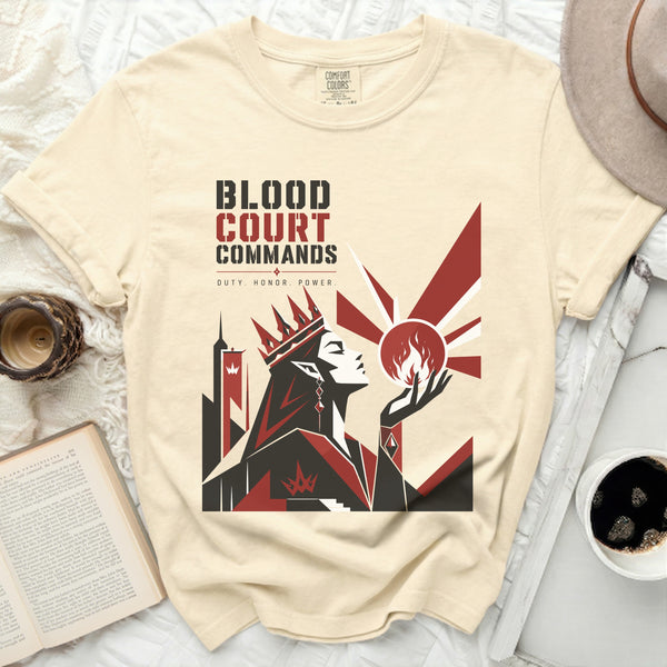 Blood Court Sovereign Tee in Ivory