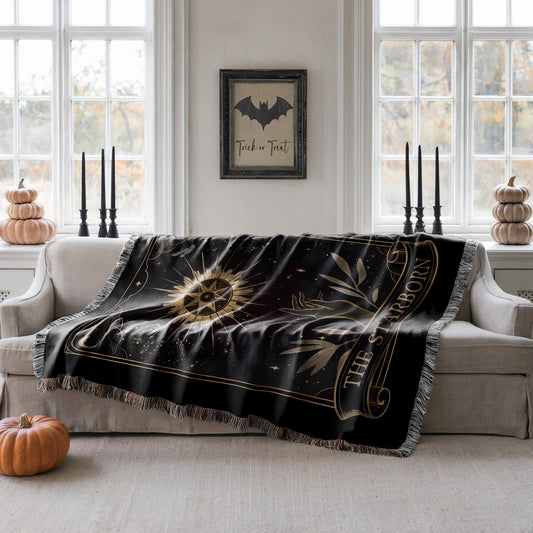 The Starborn Celestial Woven Blanket