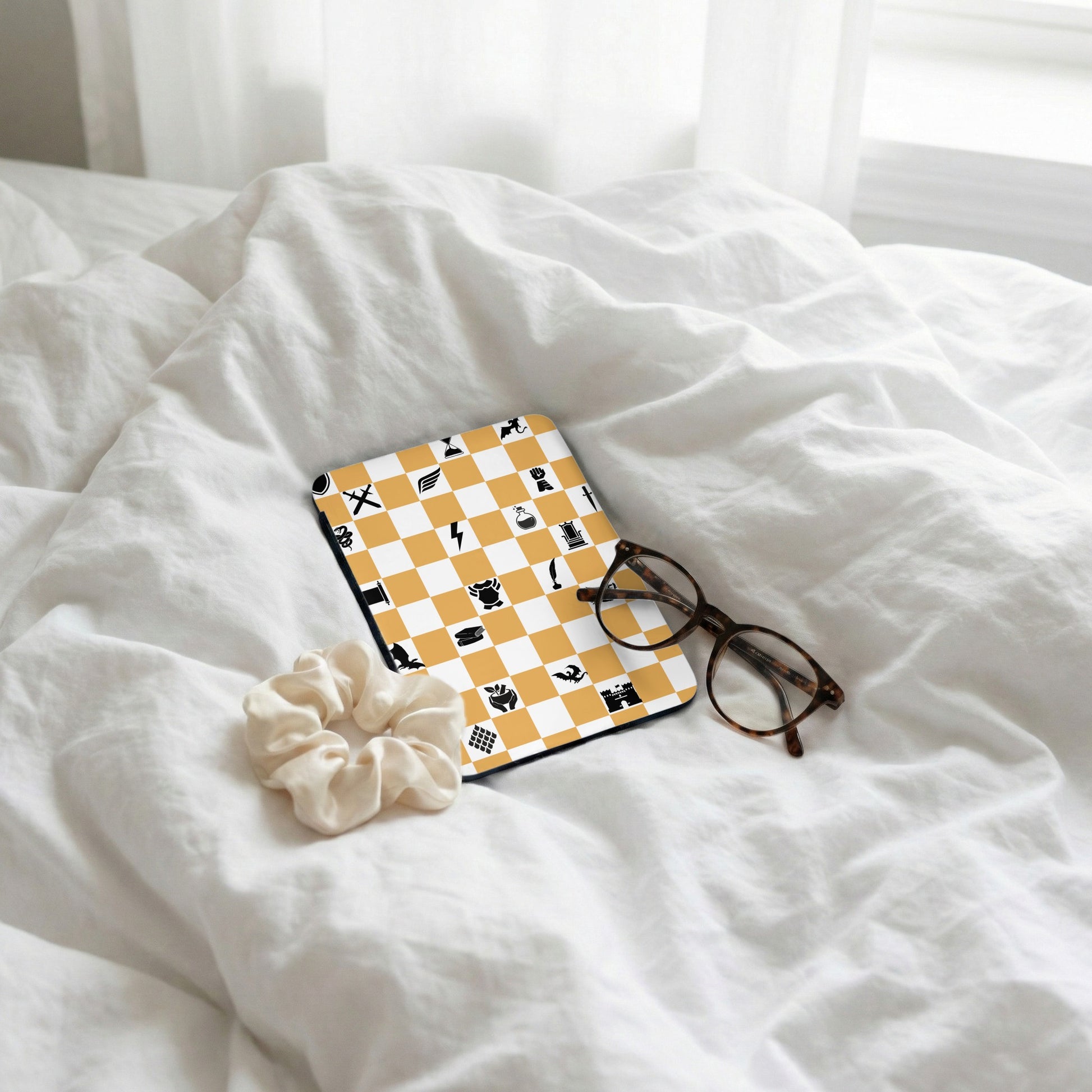 Fantasy RPG Icons Checkerboard Orange White Cover product type