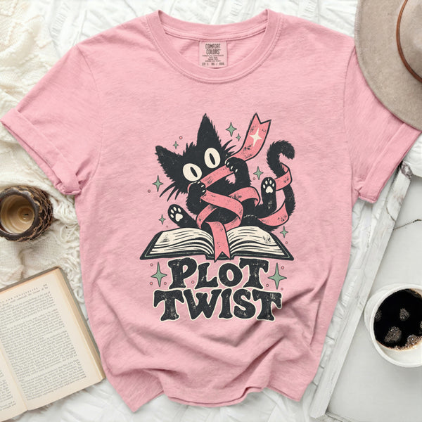 Cozy Plot Twist Tee in Blossom