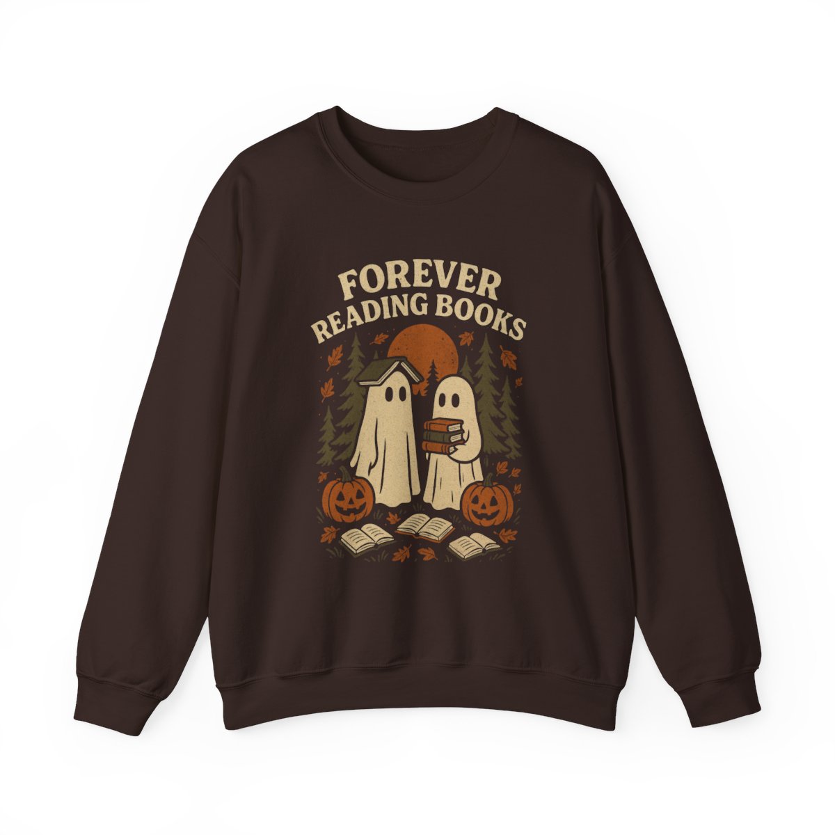 Forever Reading Books Ghosts Halloween Shirt
