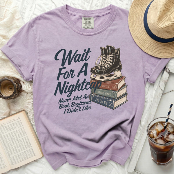 Hockey Nightcap Romance Tee in Orchid