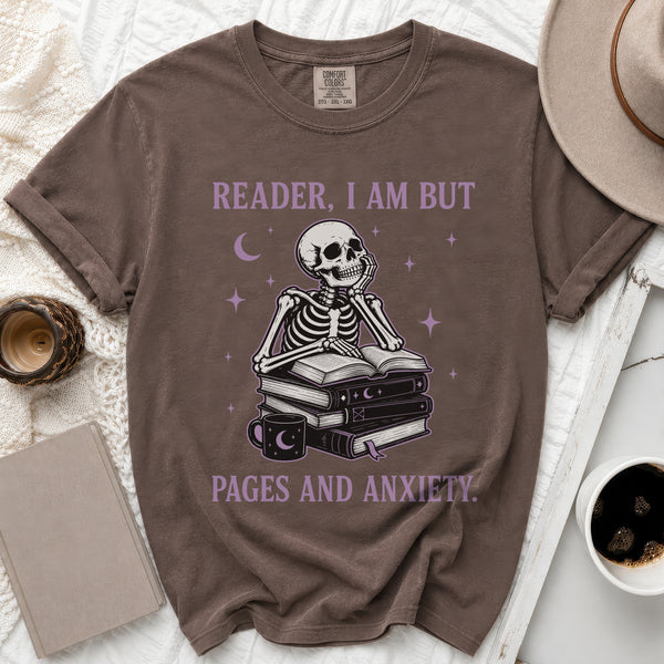 Reader Pages Tee in Espresso