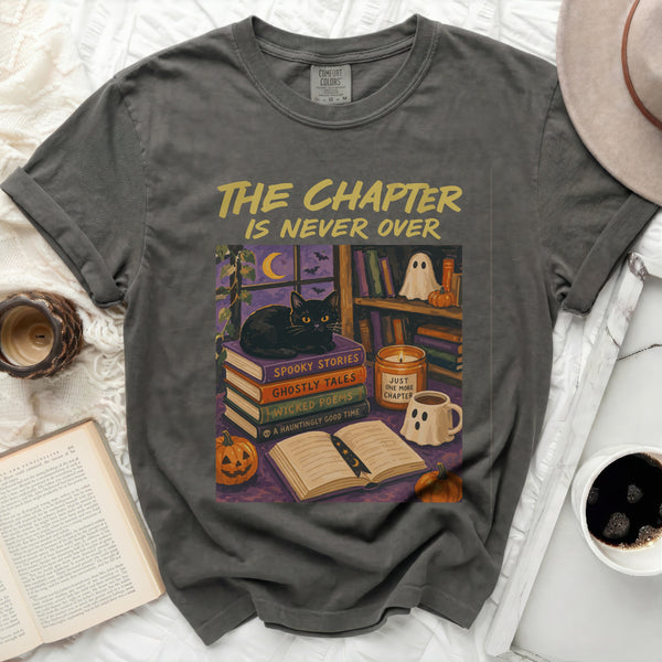 Spooky Bookish Tee in Pepper