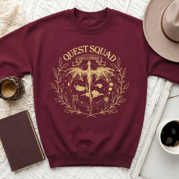Ridoc Quest Sweatshirt in Maroon