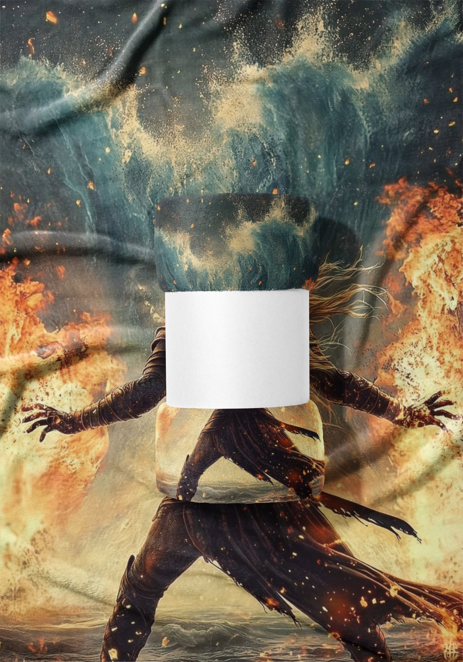 Stunning Dragon Attack Fantasy Design Blanket