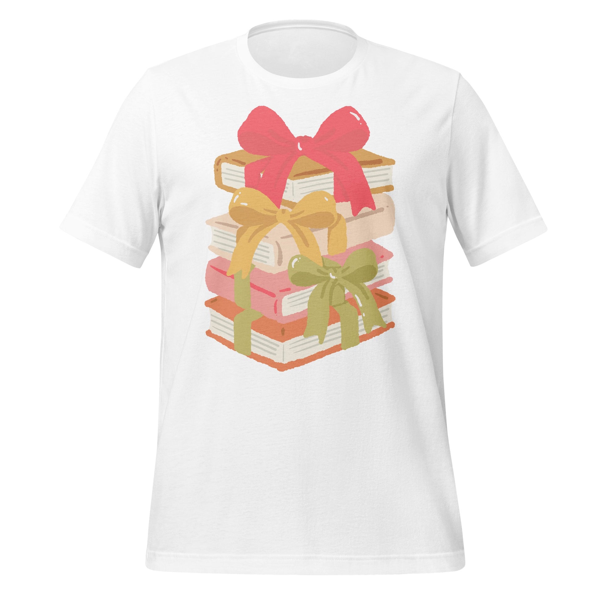 Stacked Book Gift Illustration T-Shirt Product