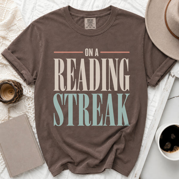 Reading Streak Tee in Espresso