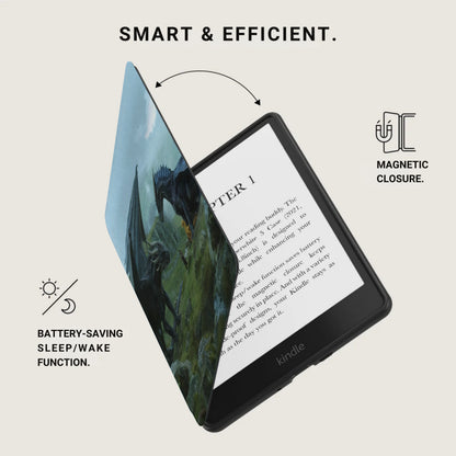 Kindle Case Dragon MAGNETIC CLOSURE SLEEP/WAKE product type