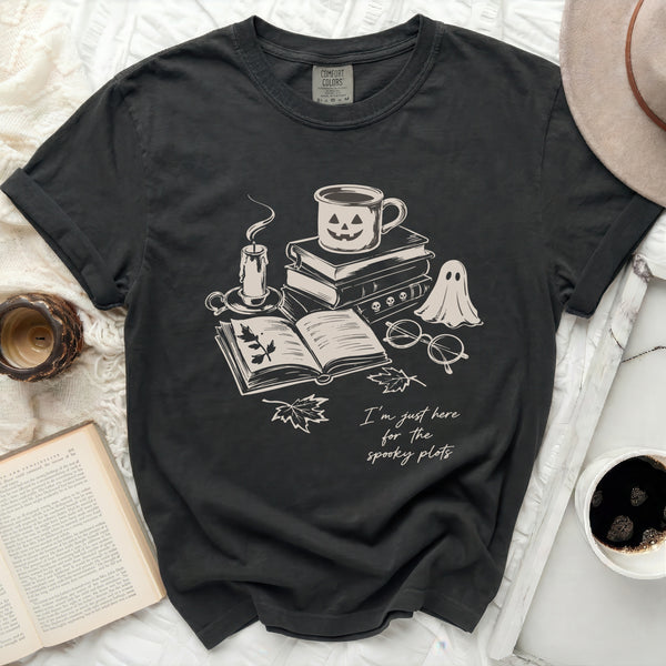 Spooky Plots Tee in Black