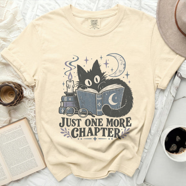 One More Chapter Cat Tee in Ivory