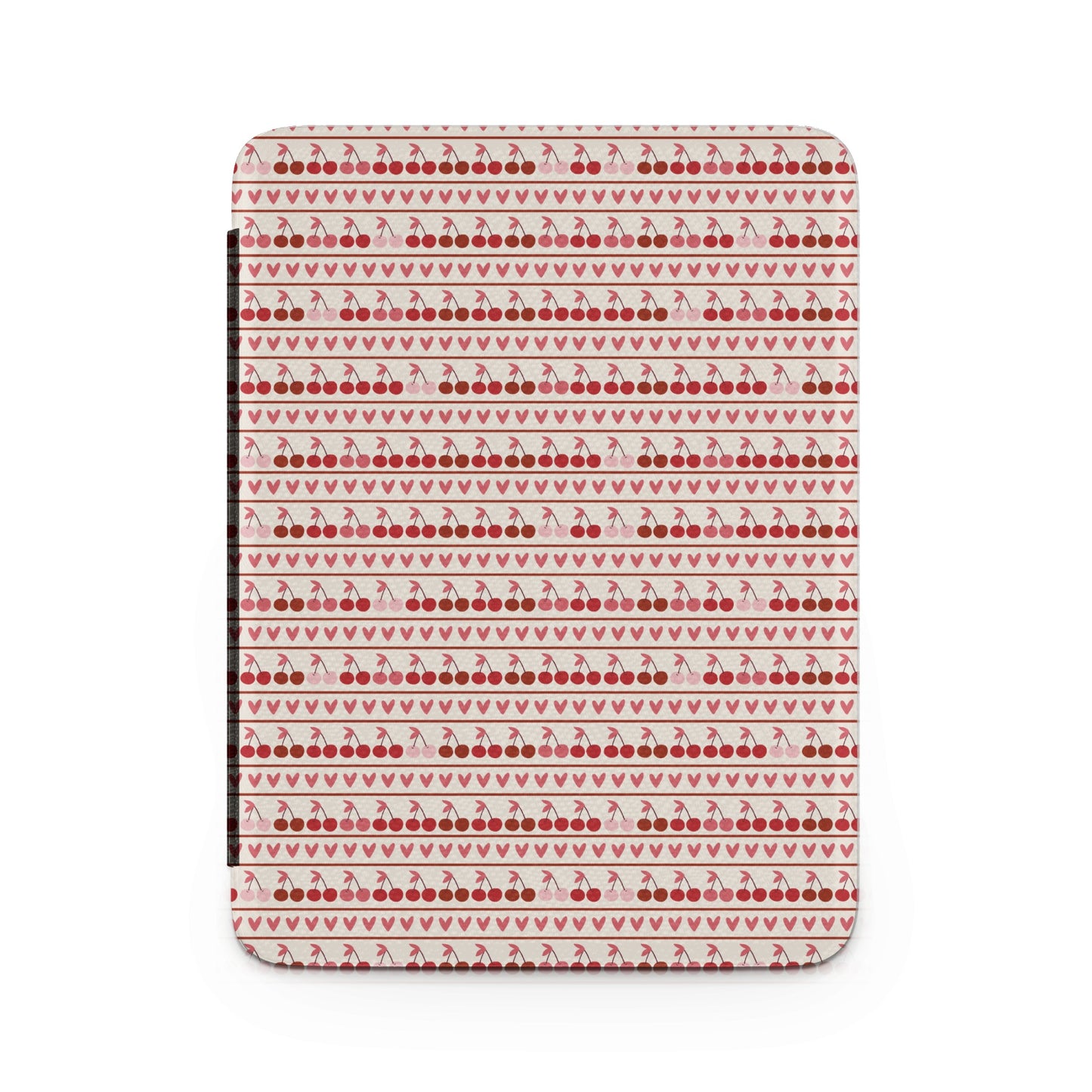 Cherry Flavored Fun Pattern Hearts and Cherries Notebook