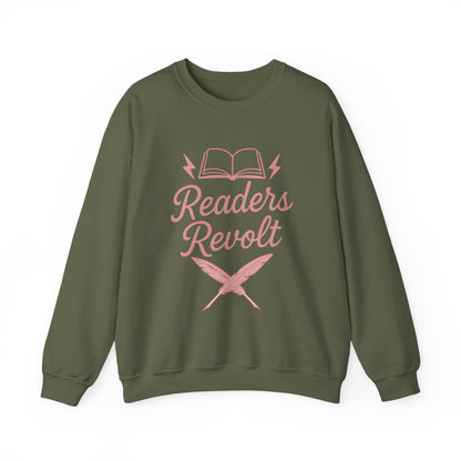 Readers Revolt Book Lover Screen Printed Sweater