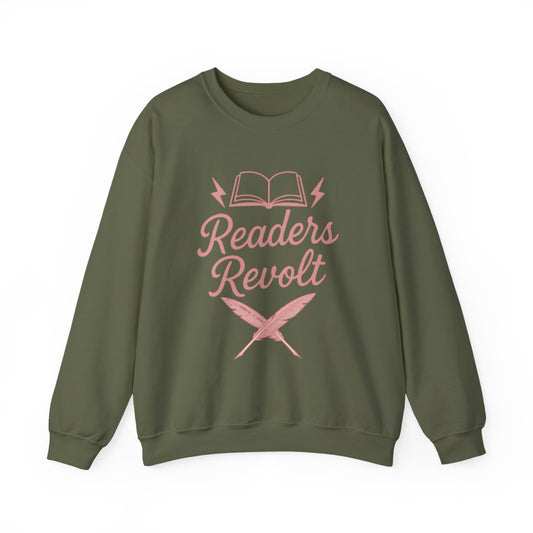 Readers Revolt Book Lover Screen Printed Sweater
