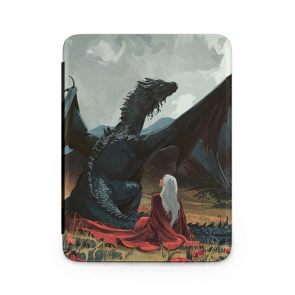 Black Dragon White Haired Figure Fantasy Art product type