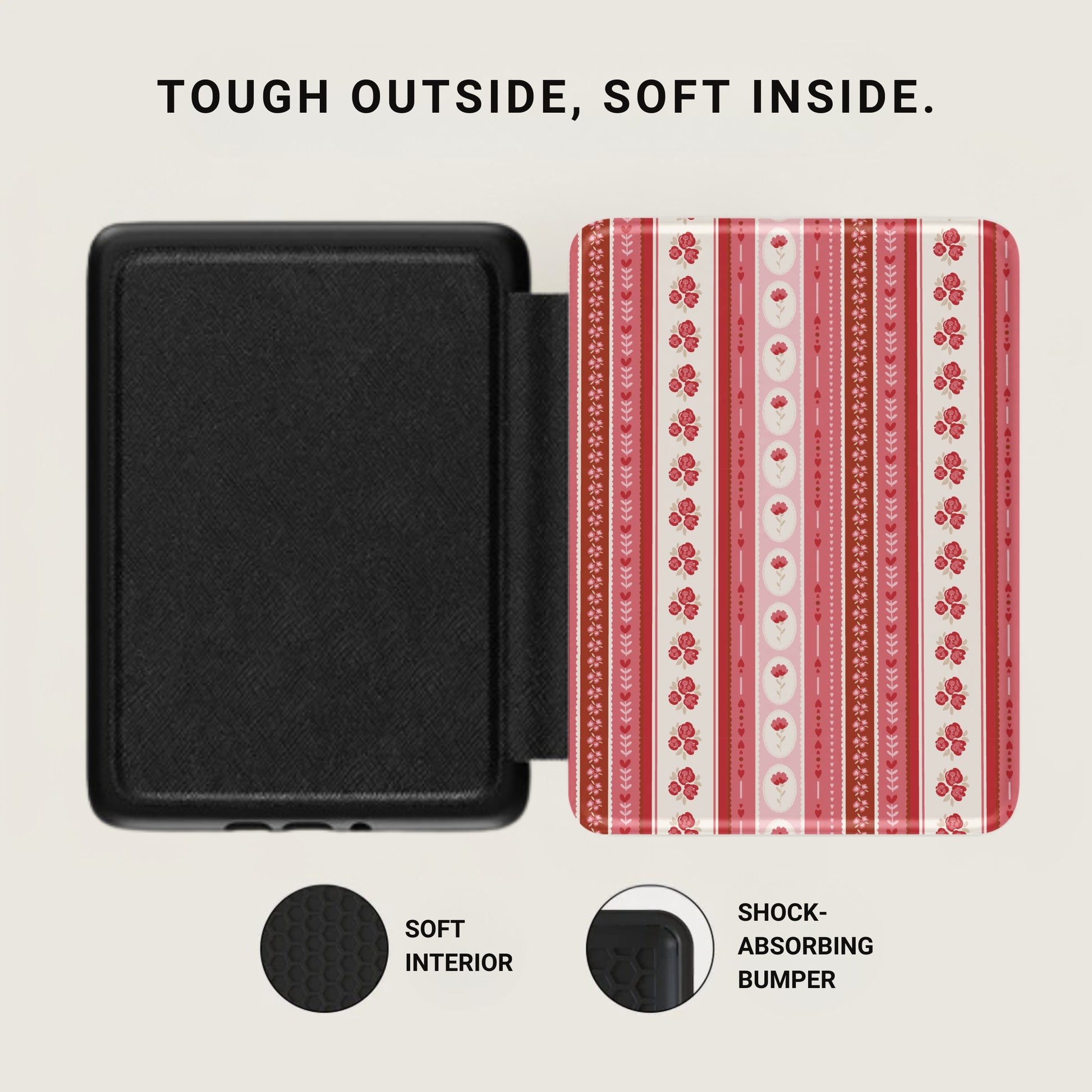 Tough Outside Soft Inside Shock Absorbing Bumper Case