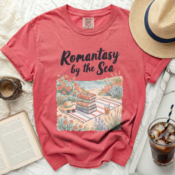 Romantasy by the Sea Tee in Watermelon