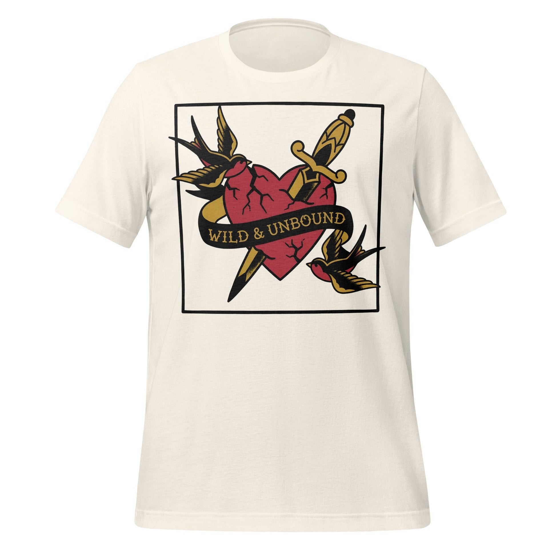 Wild & Unbound Heart and Swallows T-Shirt
