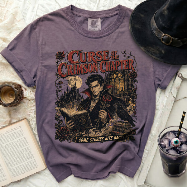 Vampire Stories Tee in Grape