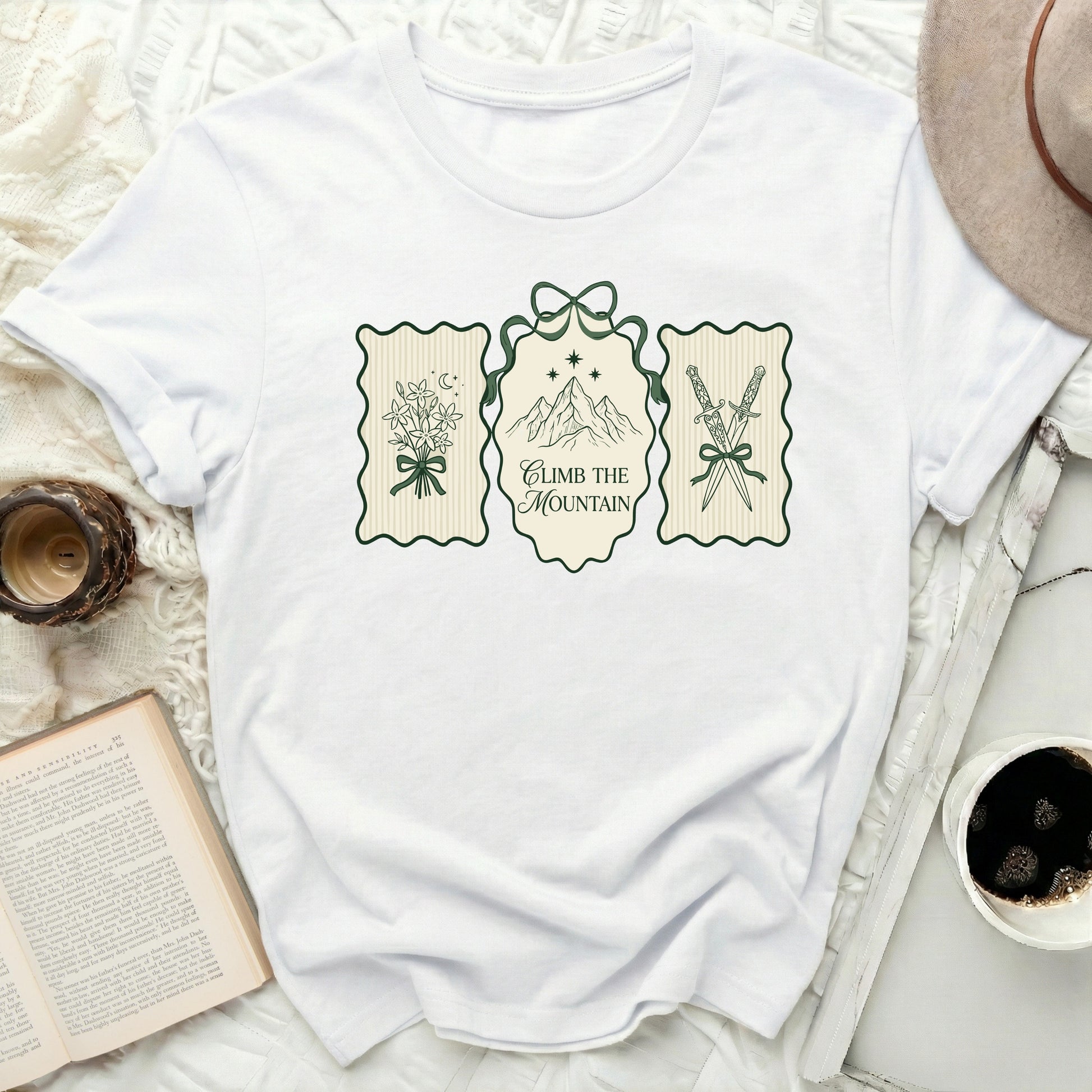 CLIMB THE MOUNTAIN Swords Flowers Unique Design product type