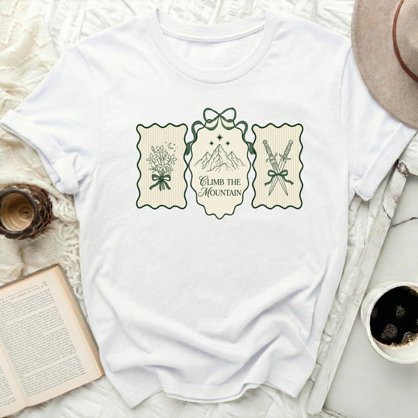 Ramiel Coquette Emblem Tee in White